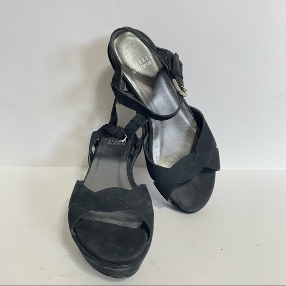 Stuart Weitzman Platform Sandals size 7 - Picture 1 of 8